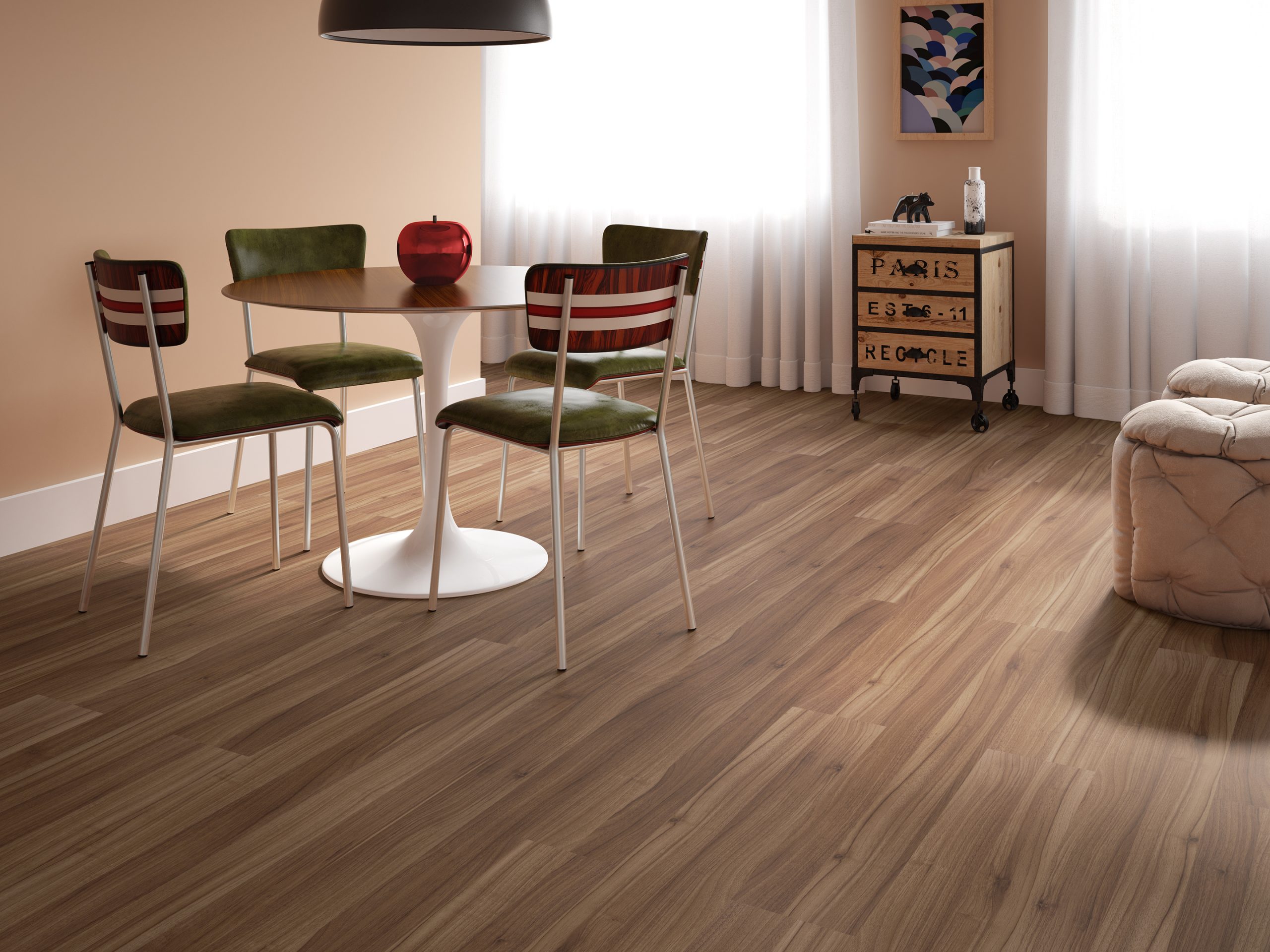 Piso Laminado Durafloor Piso Nogueira Cadiz