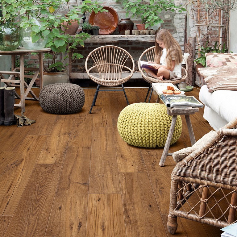 Piso Laminado Quick Step Castanheiro Antigo Restaurado