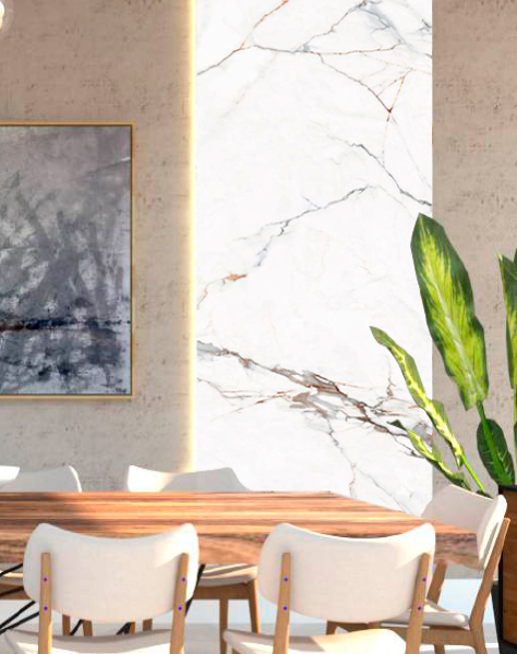 Revestimento Vinílico de Parede Marble Flex Quartzo Rose