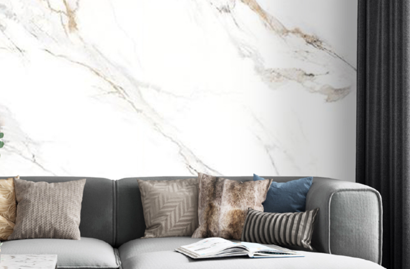 Revestimento Vinílico de Parede Marble Flex Carrara Premium