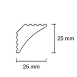 Rodateto 2,5 cm