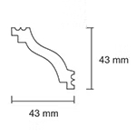 Rodateto 4,3 cm